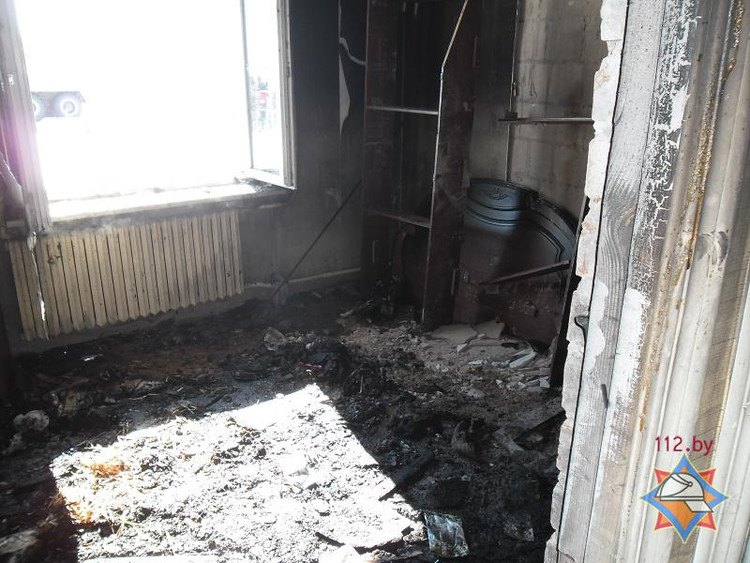 В Лунинецком районе на пожаре погибли двое детей