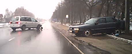 ДТП на ковельском шоссе попало в кадр видеорегистратора