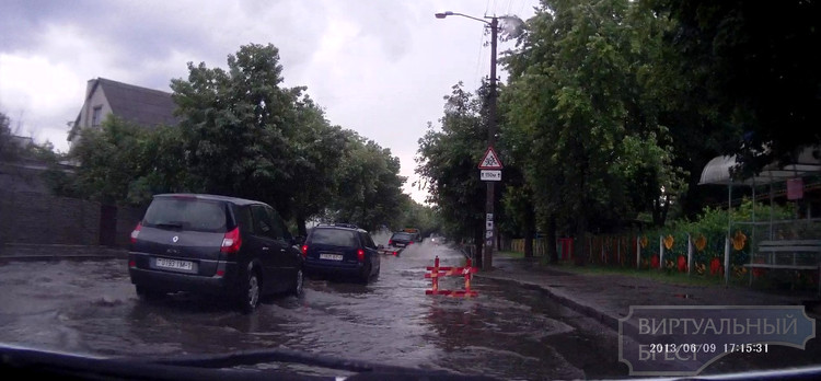Улица Красногвардейская традиционно "плавает"