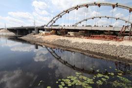 Новый мост откроют к Дню города