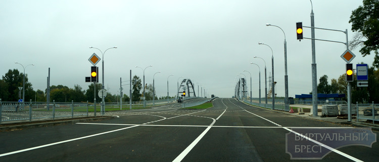 Мост через Мухавец и первую очередь Западного обхода открыли для тестовой эксплуатации
