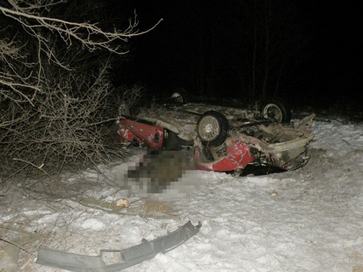 В Пинском районе разбилась Audi, погиб человек