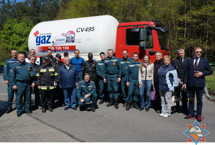 Брестские спасатели приняли участие в учении на территории Польши