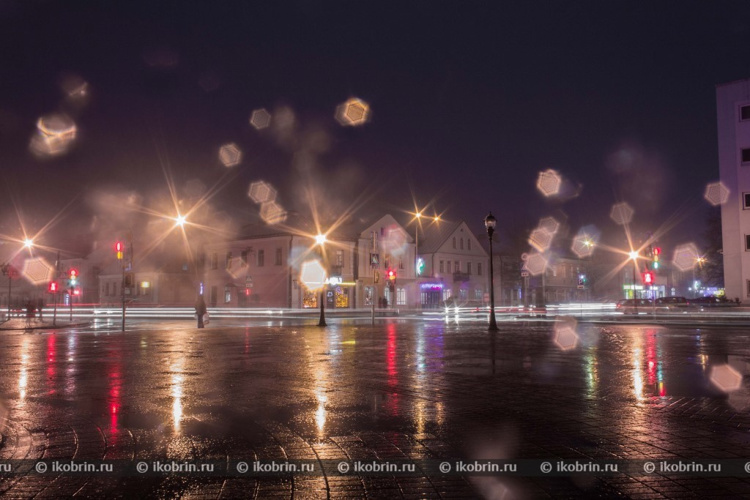 Ночная сказка в Кобрине: как украсили город к празднику