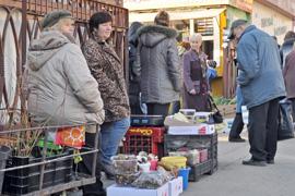 Уличная торговля продолжает существовать в Бресте