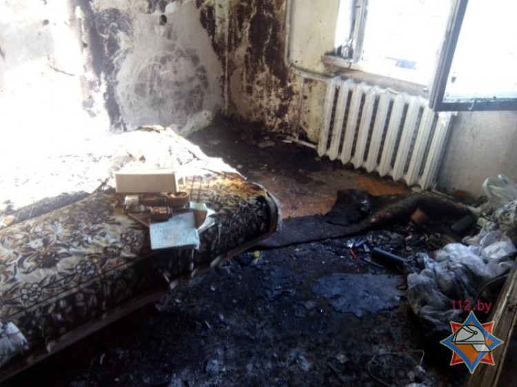 В результате пожара на ул. Гаврилова едва не пострадала оставленная без присмотра девочка