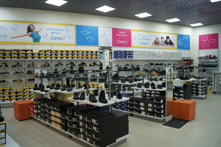 Открылся магазин обуви «Легко!» по адресу Варшавское шоссе, 11-2 (Гипермаркет «Евроопт»)