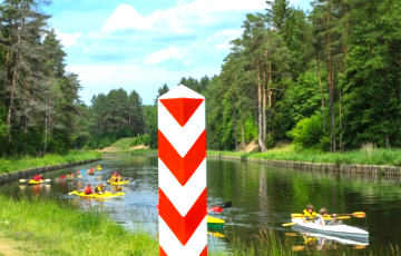 На границе Беларуси и Польши открыт первый речной погранпукт