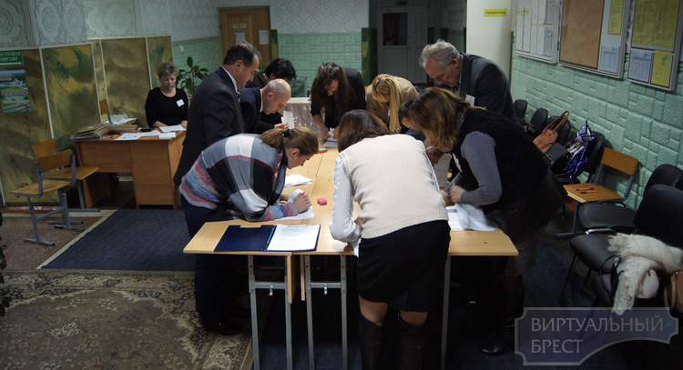 В Бресте подводят итоги голосования на выборах Президента