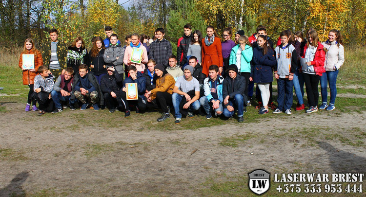 На полигоне "БАСТИОН" прошел открытый турнир по лазертагу среди учащихся школ Брестского района