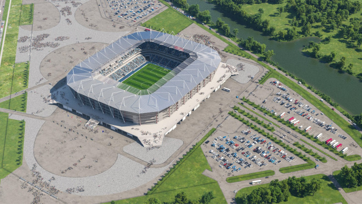 Брестские строители участвуют в возведении стадиона в Калининграде к ЧМ-2018 по футболу