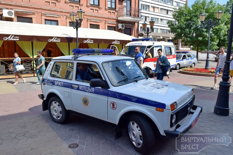 Милиция успокоила дебоширов на улице Советской в Бресте