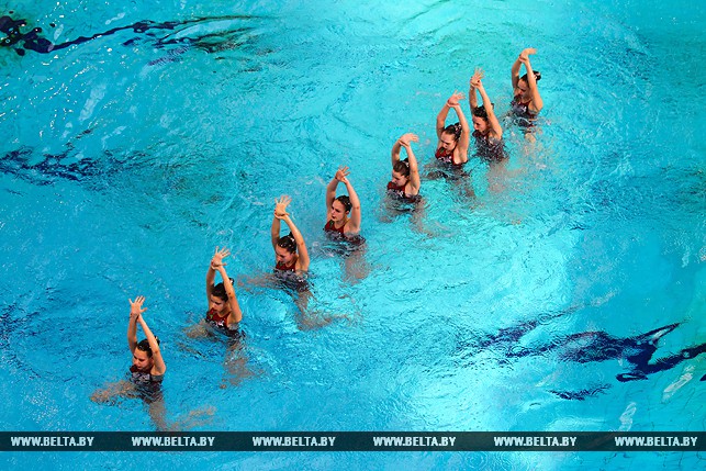 Соревнования по синхронному плаванию прошли в Бресте