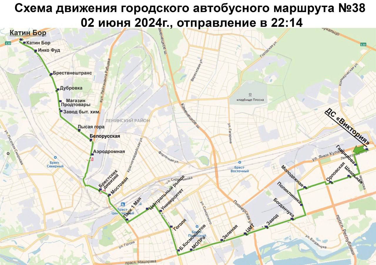 Дополнительный общественный транспорт 2 июня вводится в Бресте